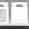 Window Box Packaging Template | Box White Window Shape Cut Inside Blank Packaging Templates