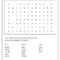 Word Search Puzzle Generator In Blank Word Search Template Free