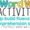 Word Wall Activities To Help Fluency And Comprehension Inside Personal Word Wall Template