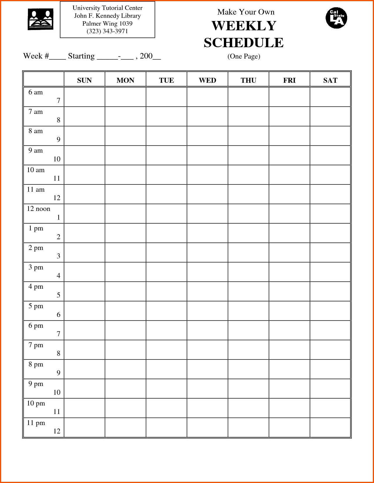 Work Plan Spreadsheet Schedule Template Excel Weekly Daily Pertaining To Printable Blank Daily Schedule Template
