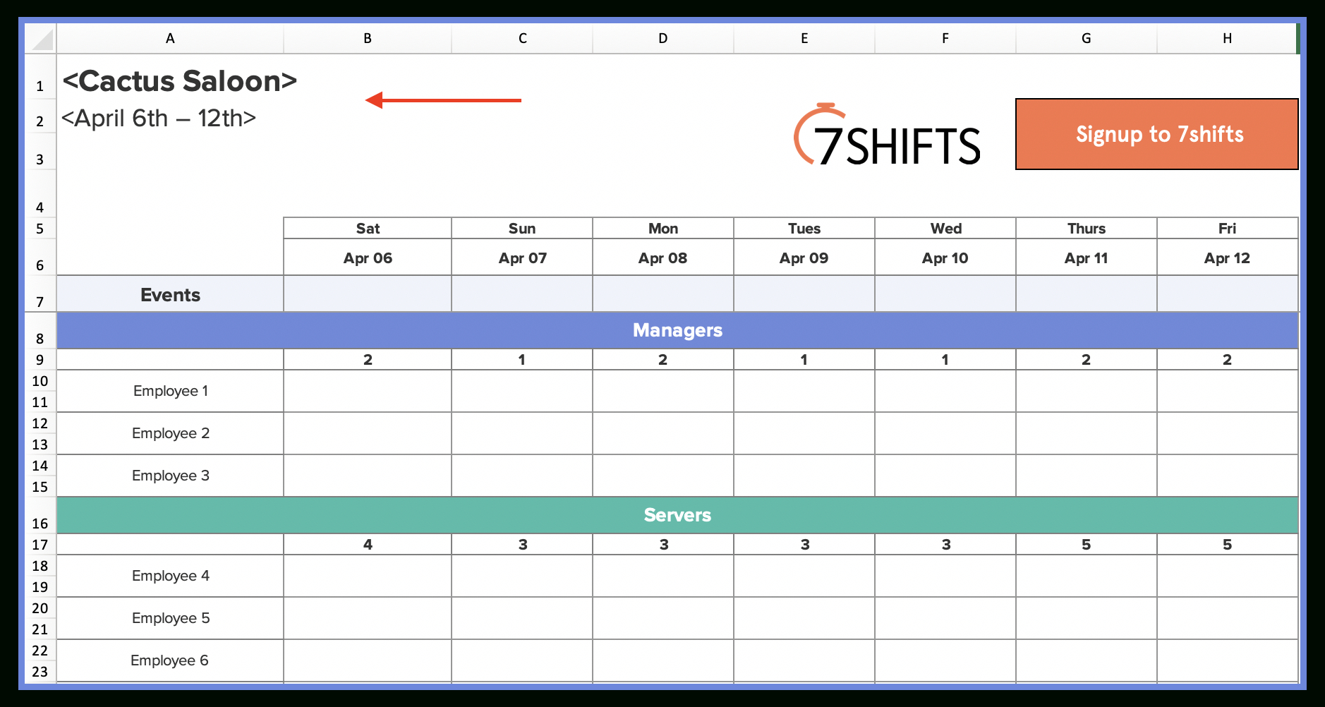Work Schedule Spreadsheet Free Printable Weekly Mplate For Inside Hours Of Operation Template Microsoft Word