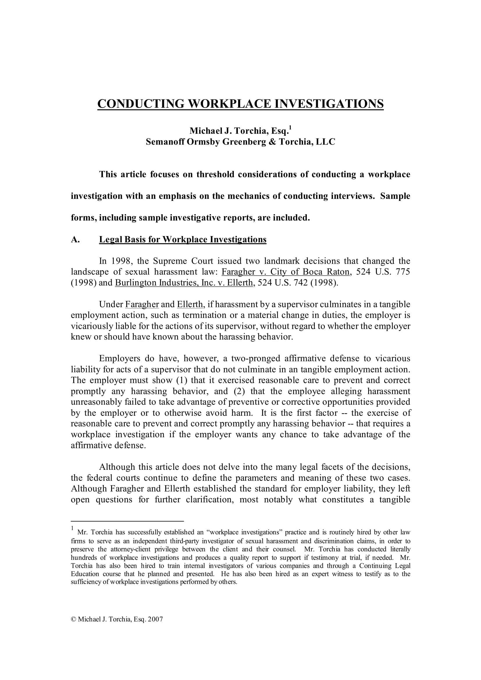 Workplace Investigation Report Template – Calep.midnightpig.co In Hr Investigation Report Template