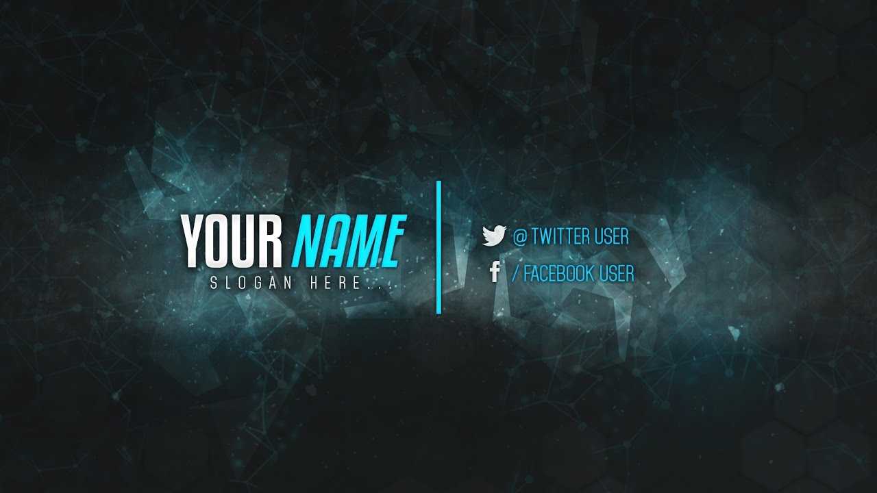 Youtube Banner Template #8 (Adobe Photoshop) With Regard To Adobe Photoshop Banner Templates
