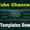Youtube Channel Art Template Psd Free Download With Regard To Youtube Banner Size Template