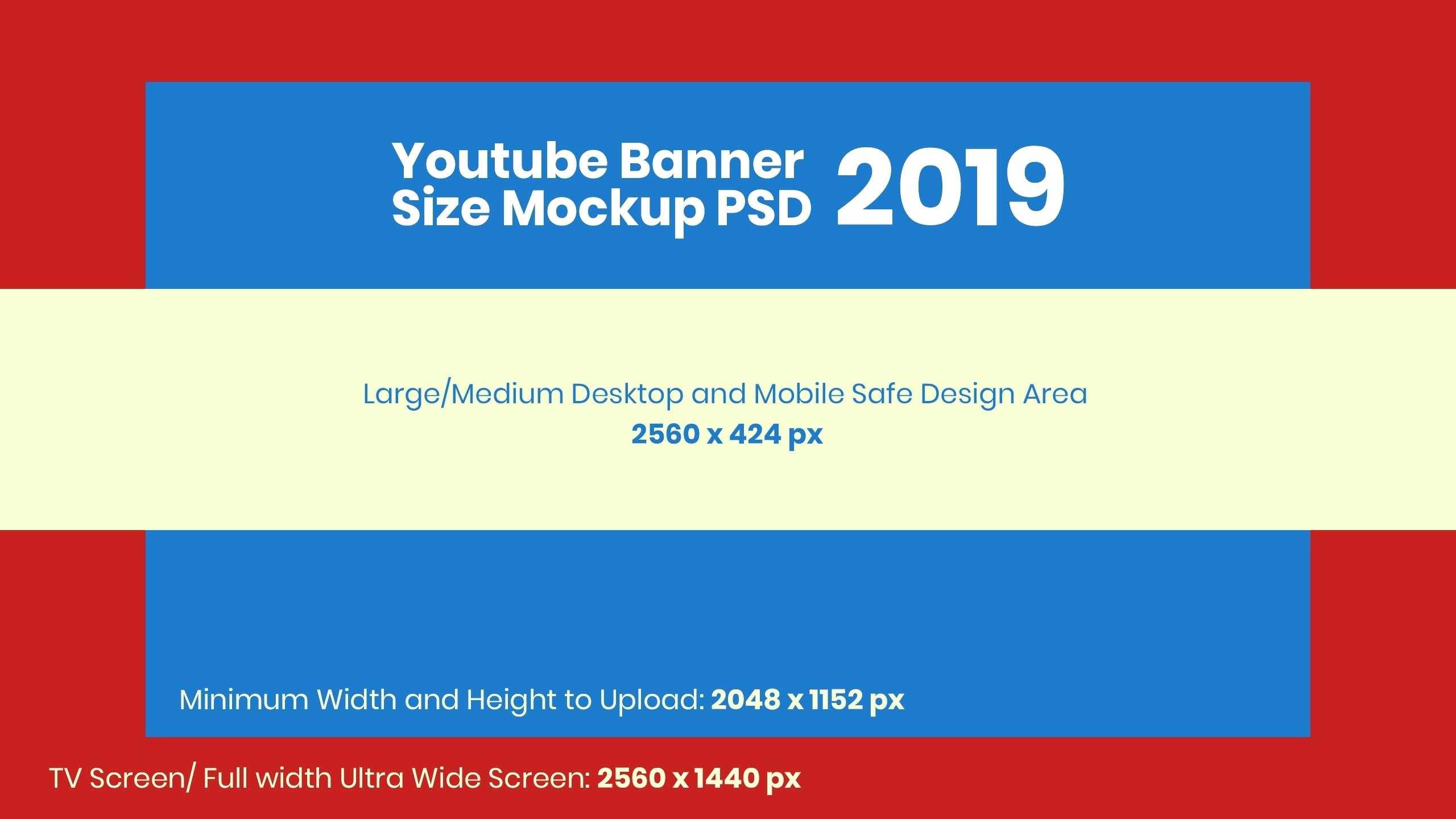 Youtube Channel Banner Template Psd – Allenfinesse With Youtube Banner Size Template